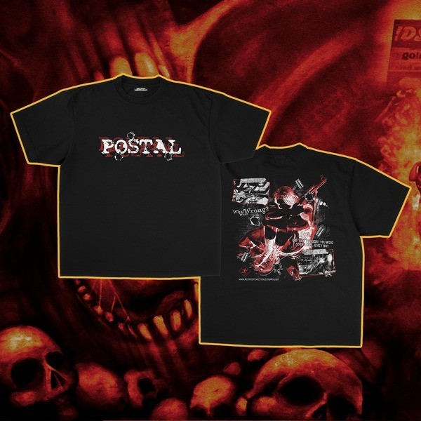 POSTAL 1997 boot Tee (2-SIDED) S-5XL