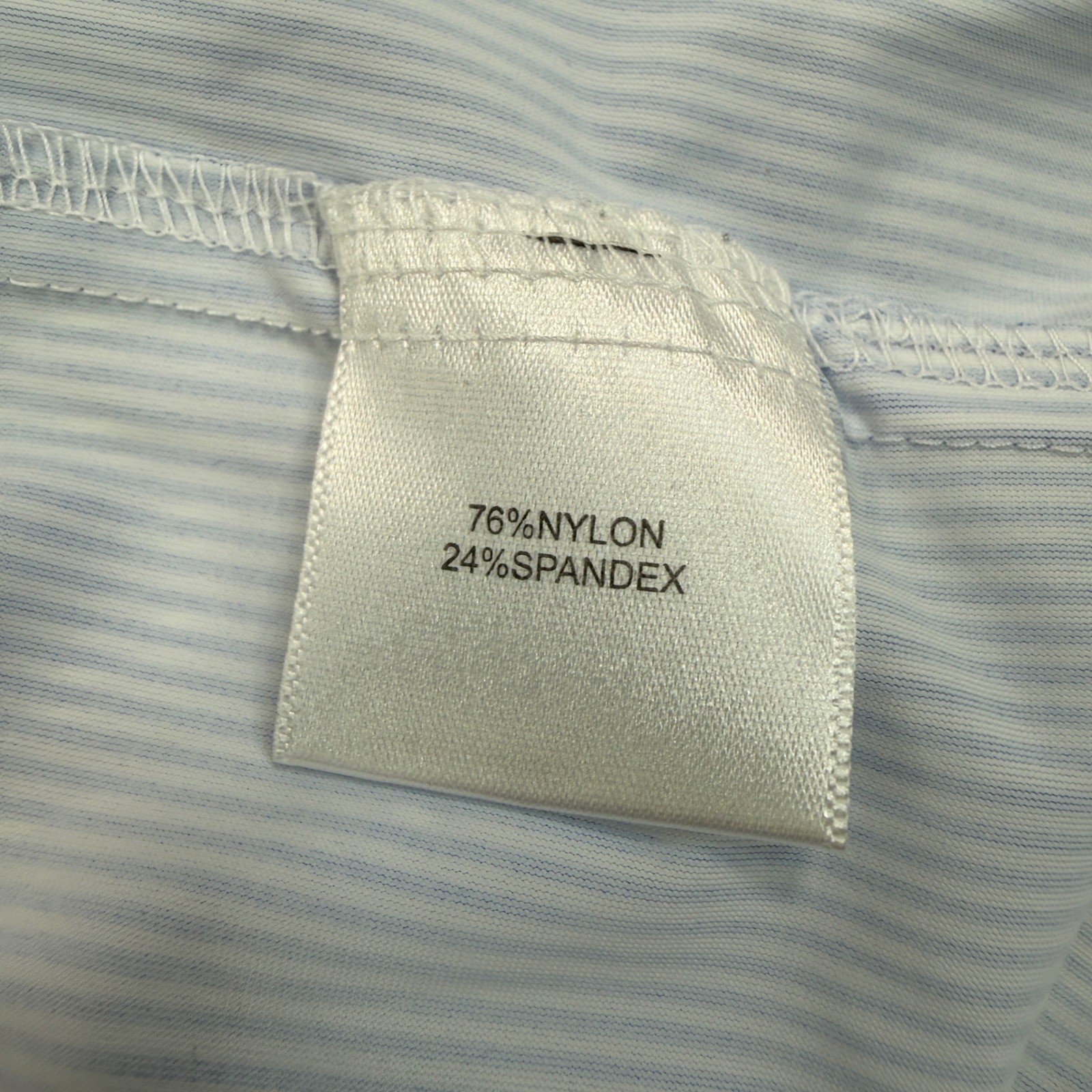Collars & Co Mens Size Medium Apex Performance Dress Shirt Blue White Stripe NEW