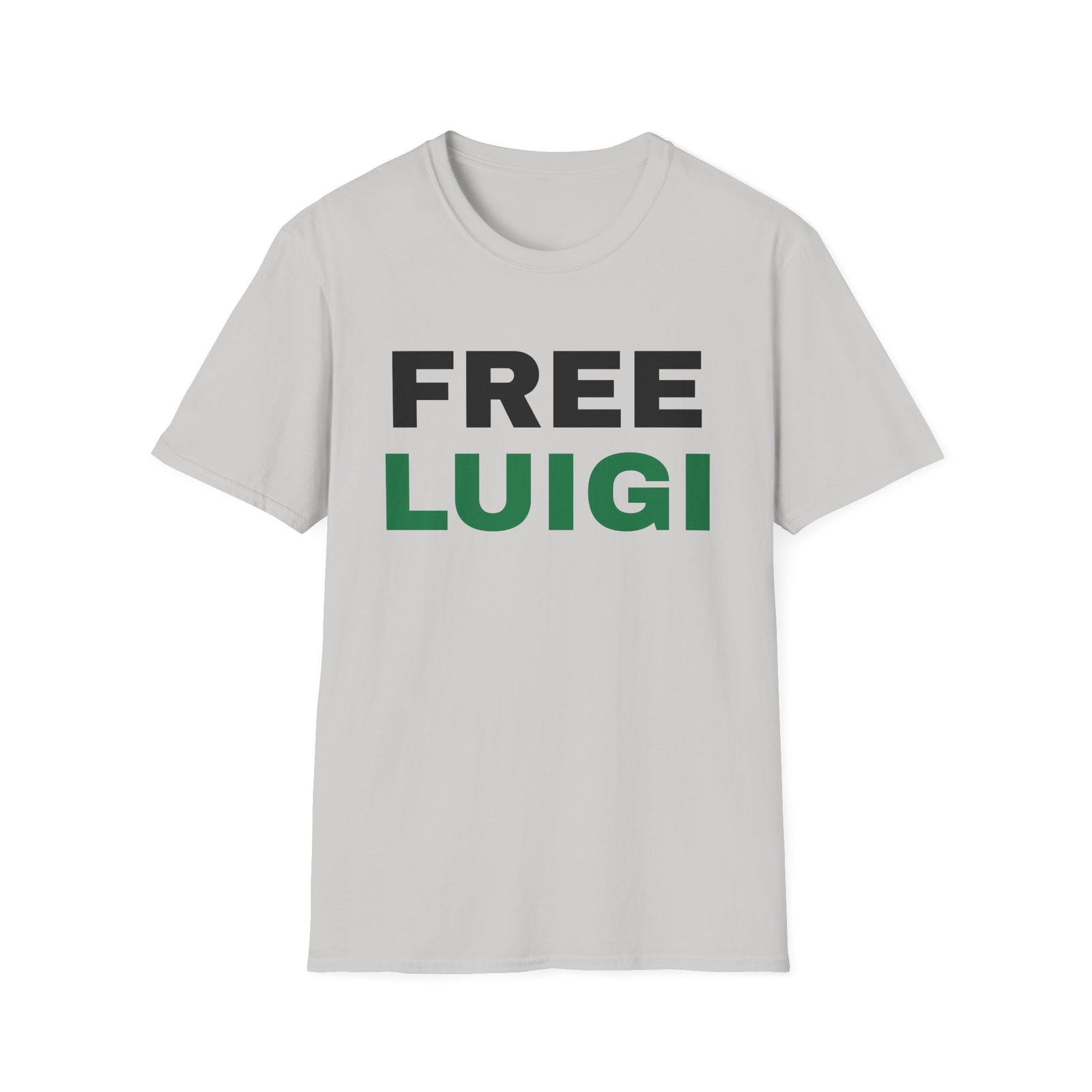 Unisex Free Luigi Mangione Softstyle T-Shirt Top XS-5XL