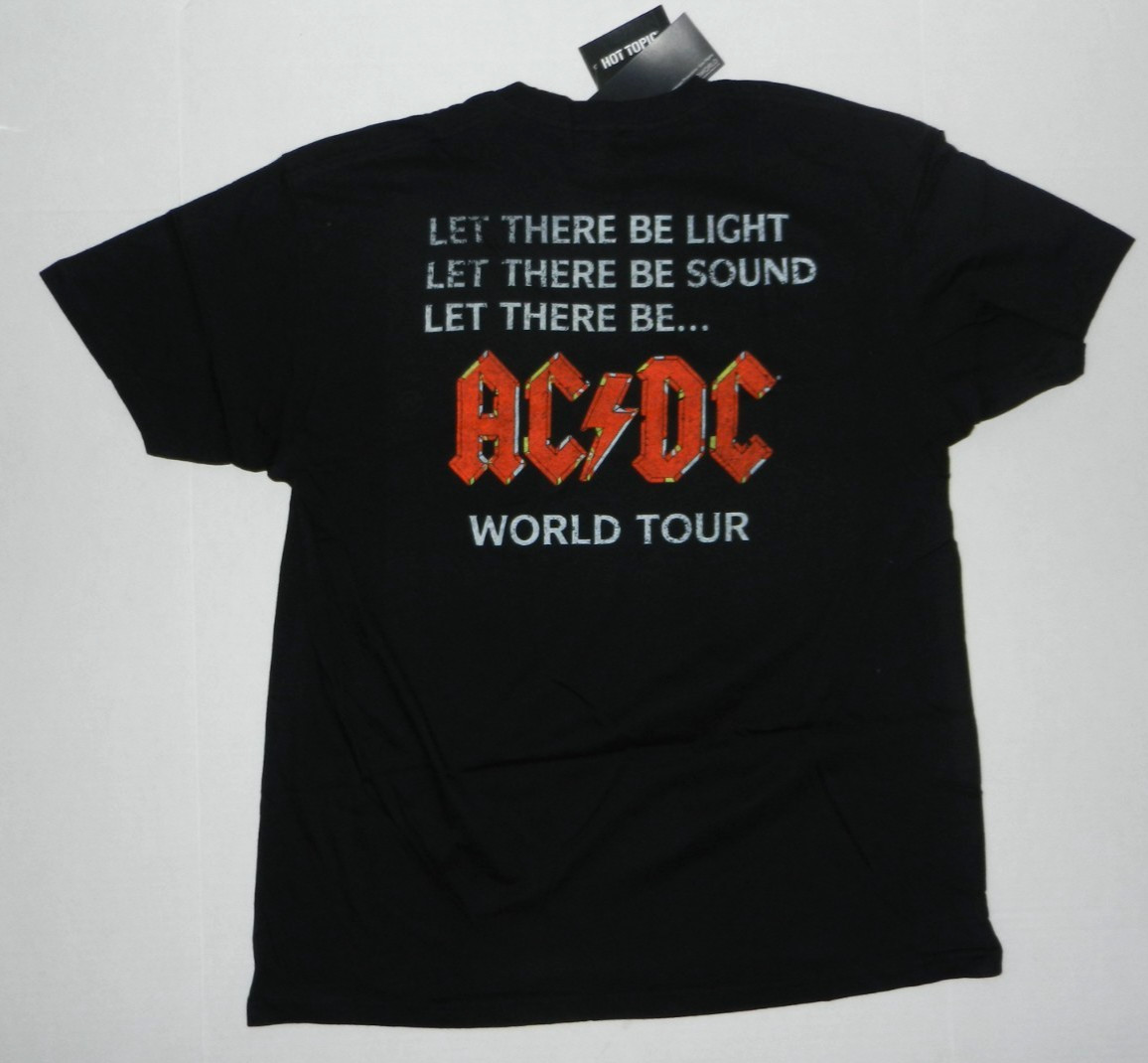 AC/DC Let There Be Rock World Tour AC DC Tee Shirt New