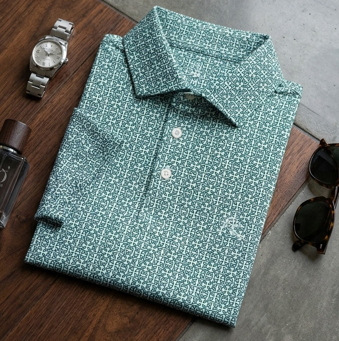 The Irish Knot by Rhoback – White Emerald Knot Print – Moisture-Wicking UVM 12