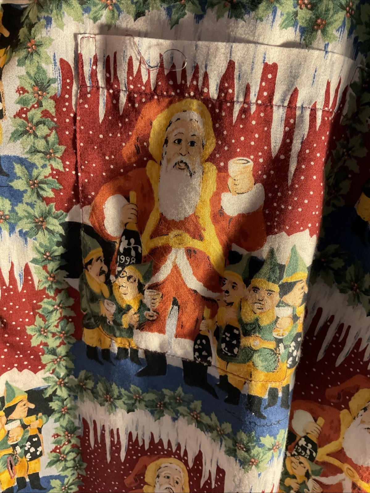Reyn Spooner Guy Buffet Christmas Shirt M