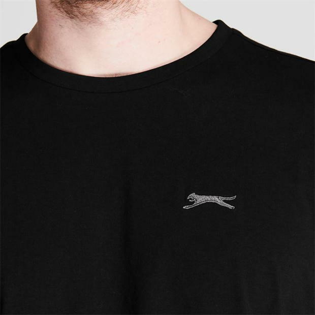 Mens Slazenger 100% Cotton Plain Crew Neck T Shirt XS S M L XL XXL 3XL 4XL BNWT