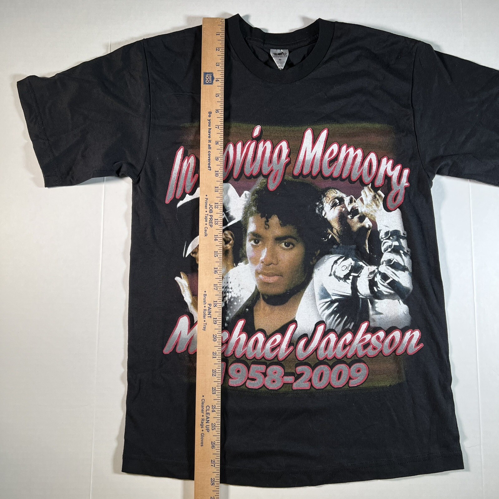 Michael Jackson In Loving Memory 2009 R.I.P Shirt Size M King Of Pop