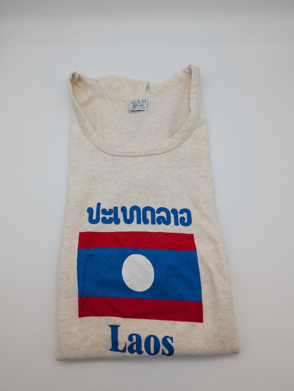 Vintage Laos T-shirt 30-In Chest 18 In Long Size Small
