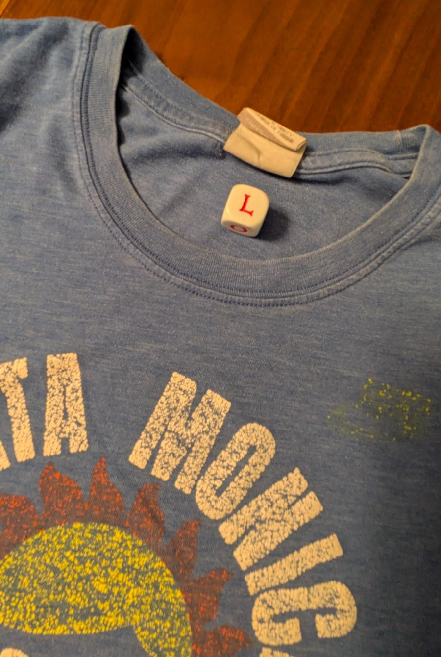 MEN’S TSHIRT: Santa Monica Track Club Blue Running Sun Athletics Retro LARGE L