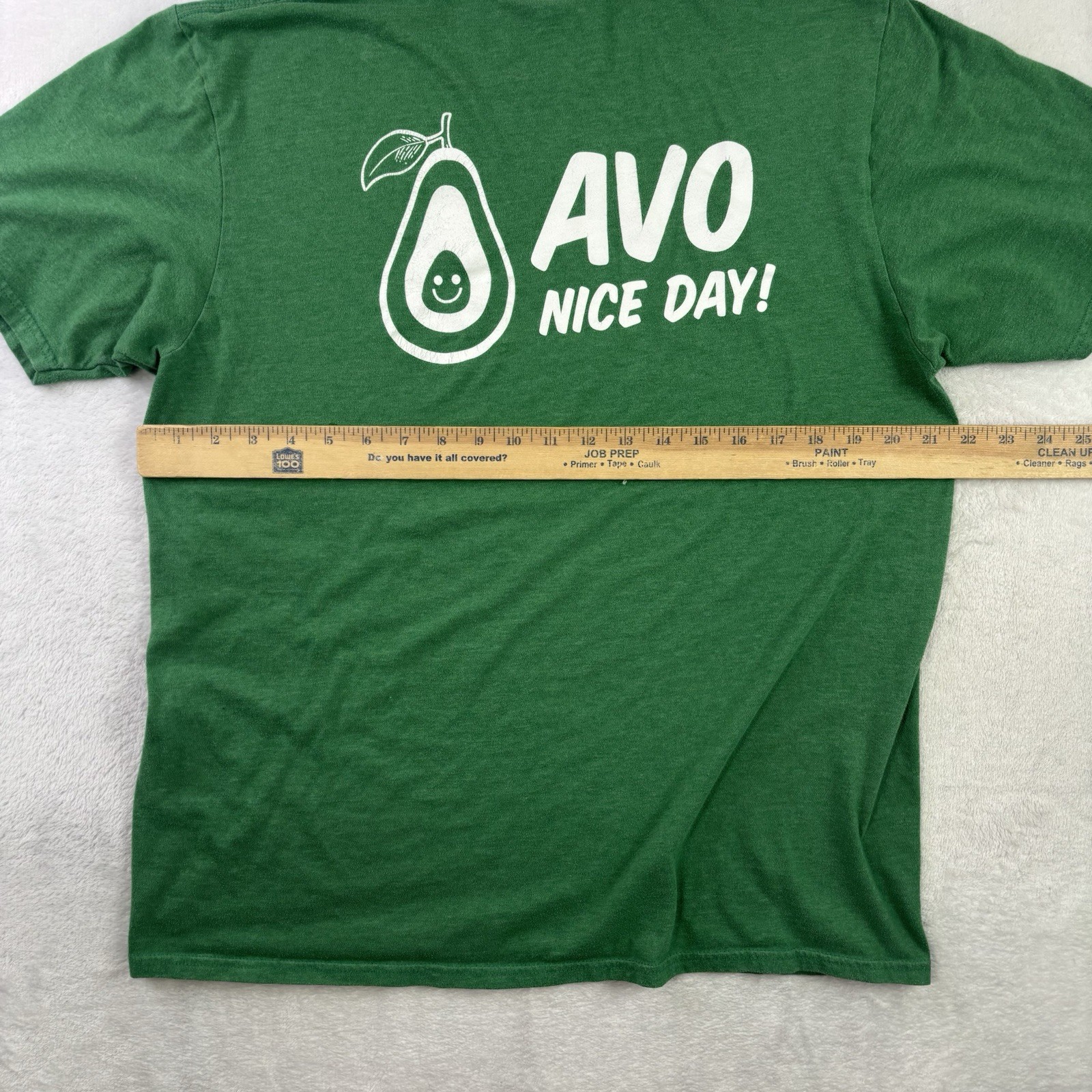 Port Authority Sprout’s Farmers Market Avo Nice Day Green SS Graphic Shirt Men L