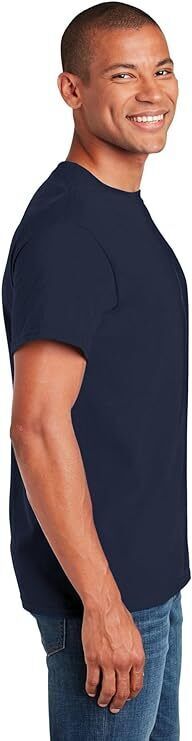 Gildan (5-pack) Navy Bulk Solid Ultra Cotton Short Sleeve Blank Tee T-Shirt S-XL