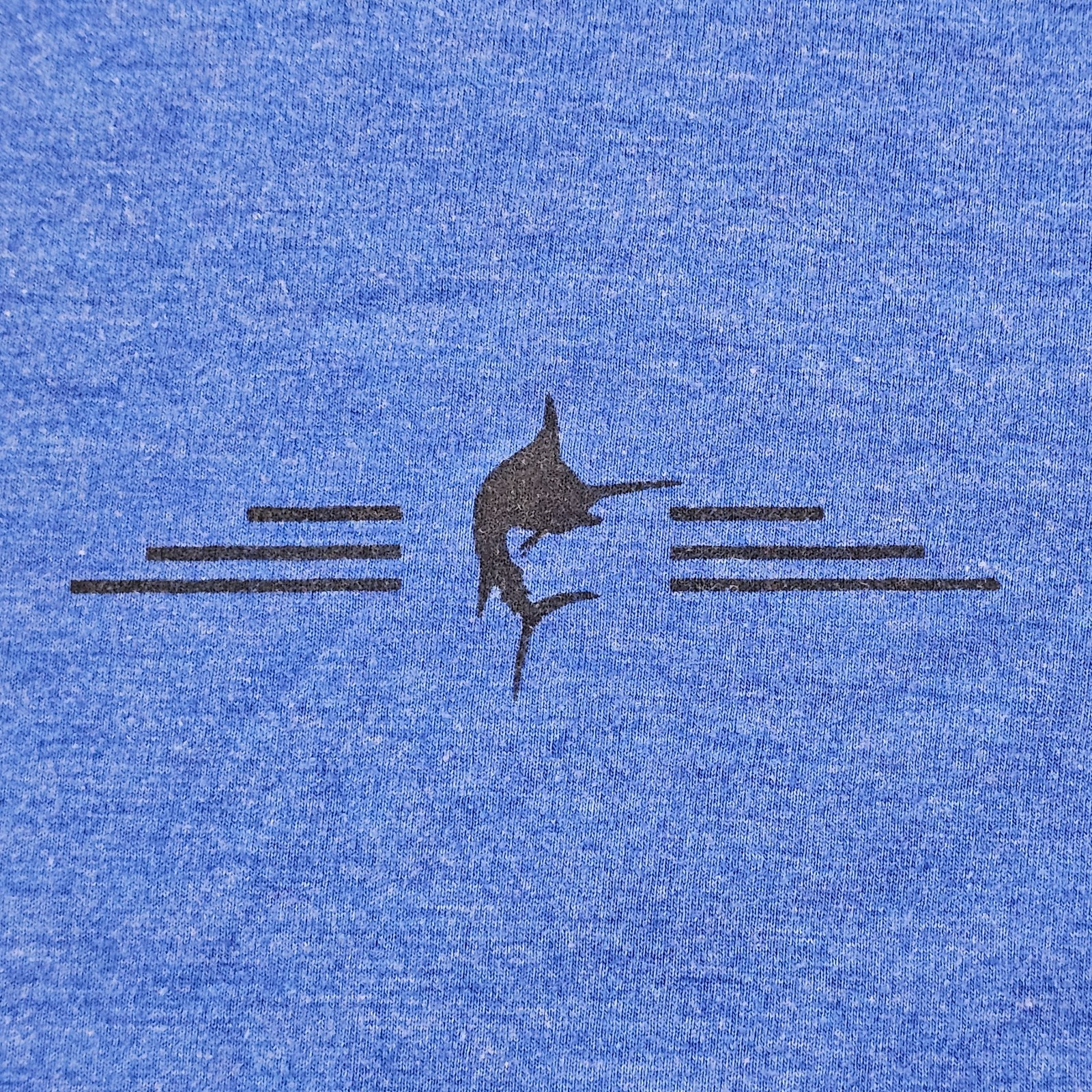Take it Easy Woody Surf Board Blue Long Sleeve Tri-Blend T-Shirt Men’s 2XL