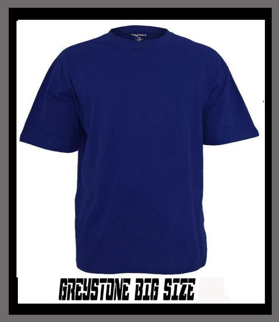 Greystone 6XL Tee Big & Tall Streetwear Tee Shirt Navy Blue NWT Bigman’s Choice