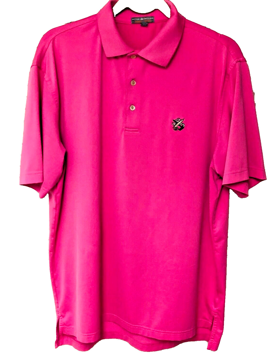 Peter Millar Mens Summer Comfort Golf Polo Shirt MAPAWAMIS Club Rye NY Sz M