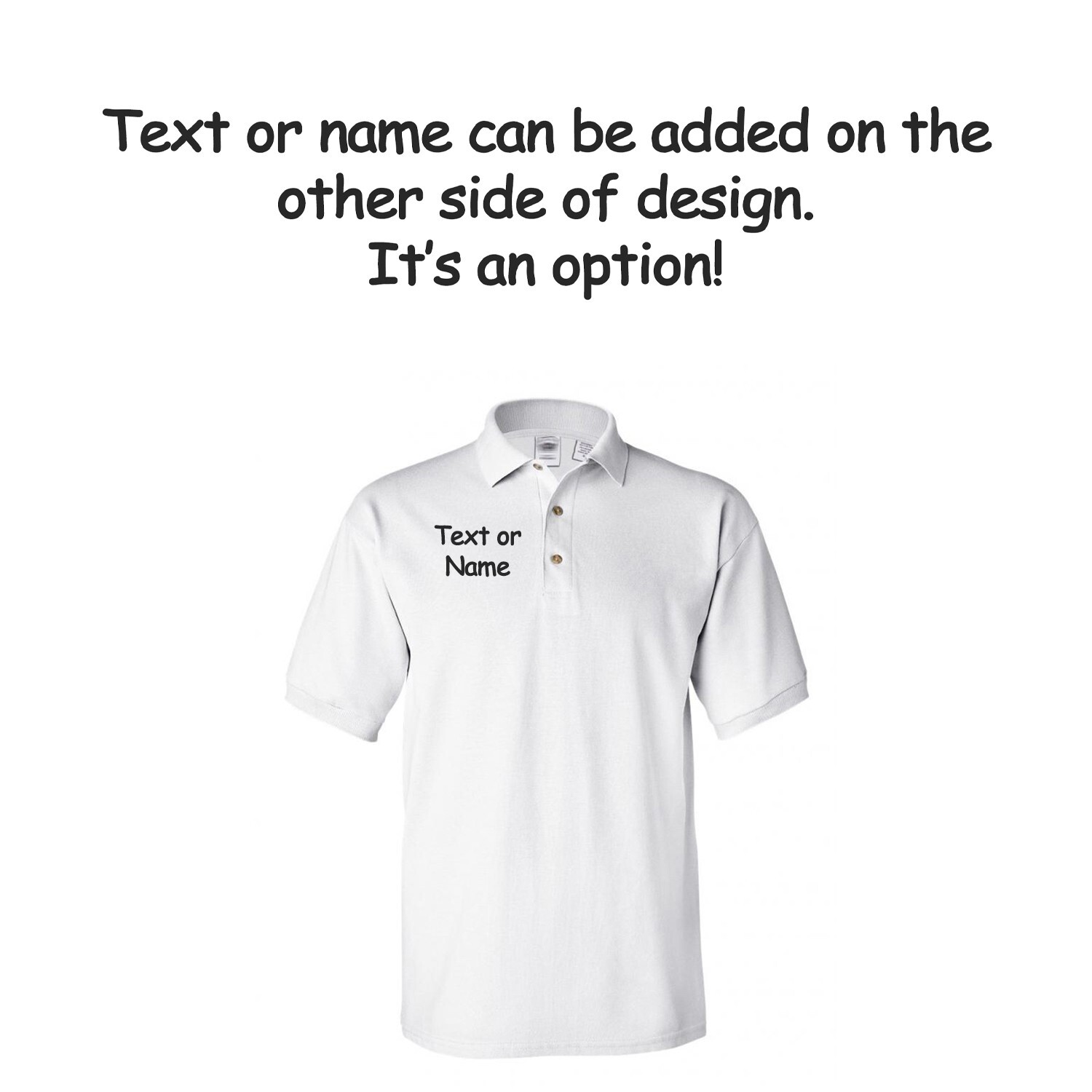 101st airborne embroidered white polo shirt (cotton/poly)