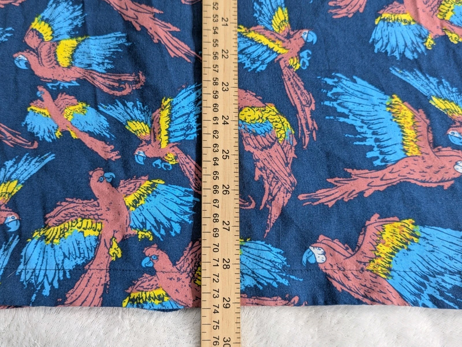 The Hawaiian Shirt By Rowdy Gentlemen Men’s Size XL Parrots AOP 100% Viscose