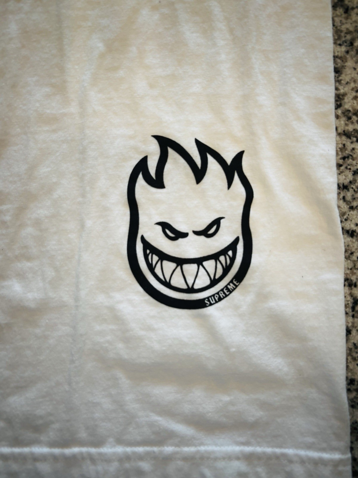Supreme x Spitfire Flag Tee x Mens Size XL White x See Description