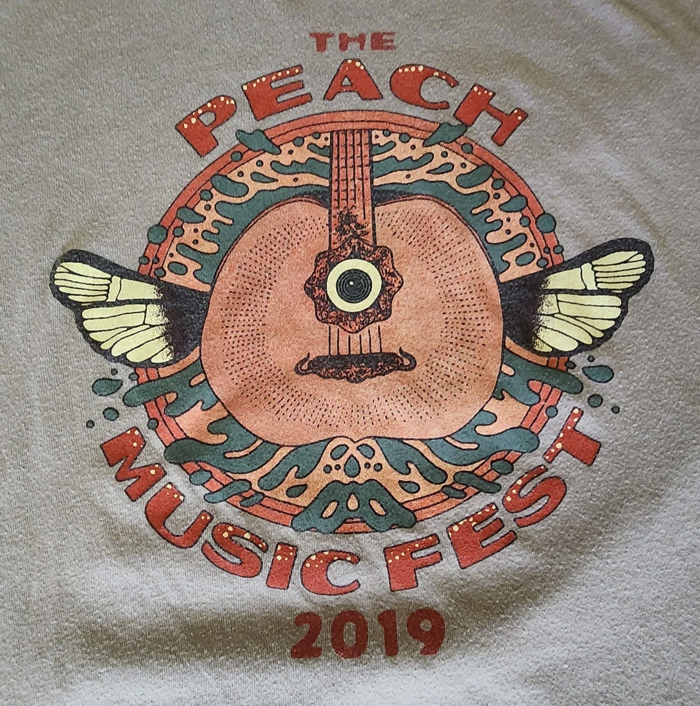 OFFICIAL 2019 PEACH MUSIC FESTIVAL LINEUP SHIRT XXL MONTAGE MOUNTAIN PA