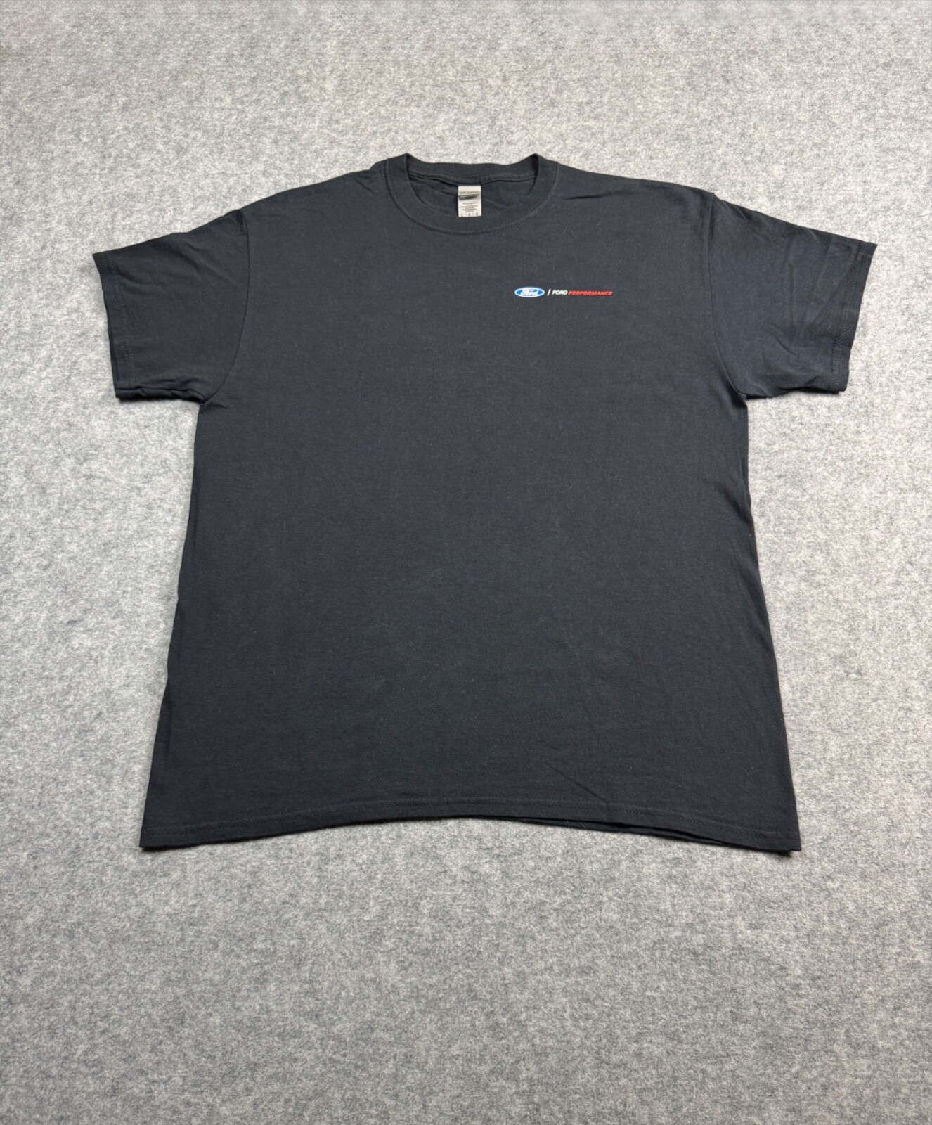 Ford Performance Shelby GT Raptor Black Shirt L Racing Stripes V8 V10 Distressed