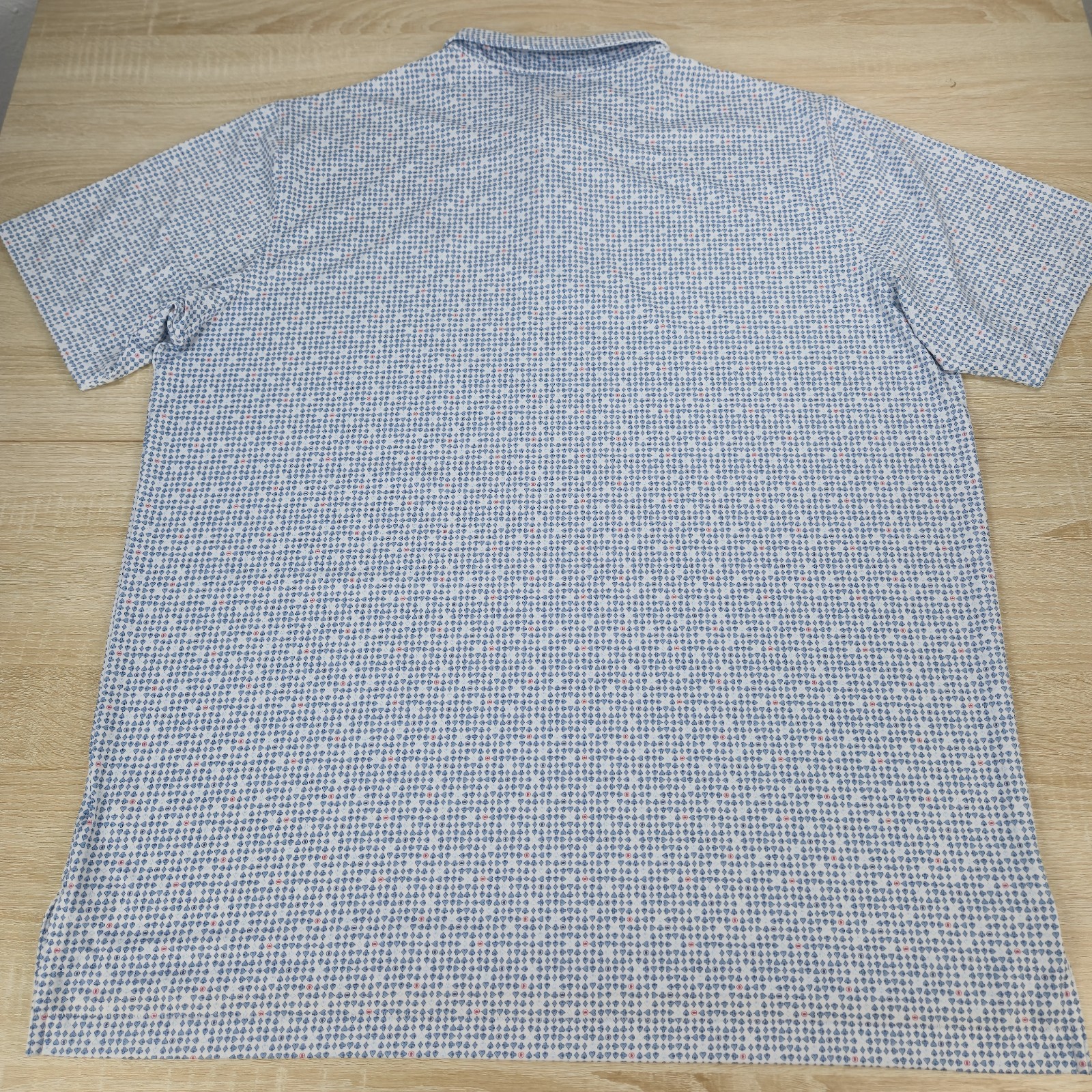 Men’s XL Peter Millar Summer Comfort SWAG Poker Holdem Pattern Golf Polo Shirt