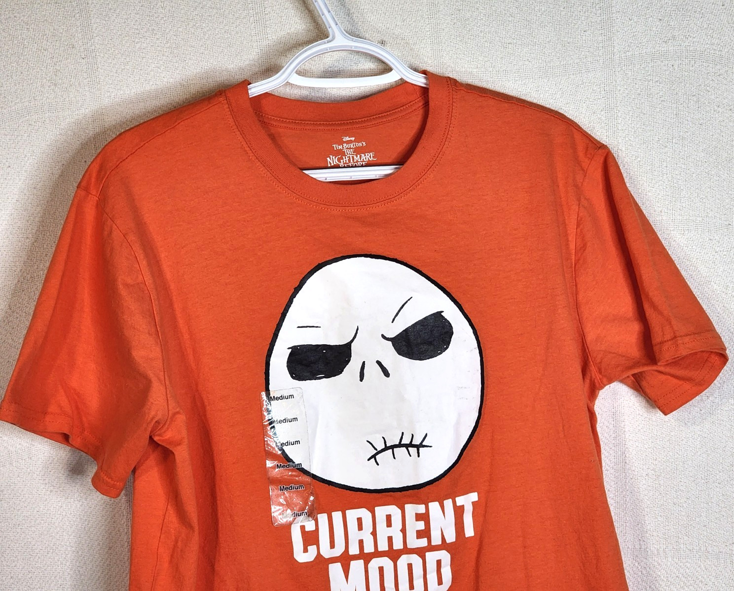 Disney Tim Burton’s Nightmare Before Christmas Current Mood Graphic Tee Size M