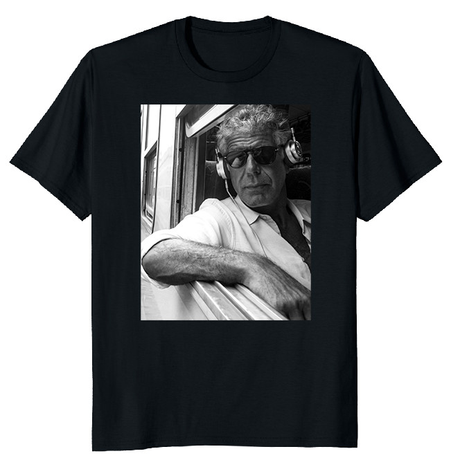 NEW LIMITED Anthony Bourdain Chef Novelty Heavy Cotton Tee M-3XL Fast Shipping