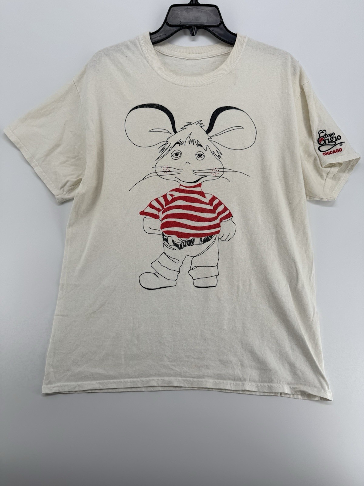 Vintage Too Gigio Mouse Front/back Hit Size Unknown , Stains