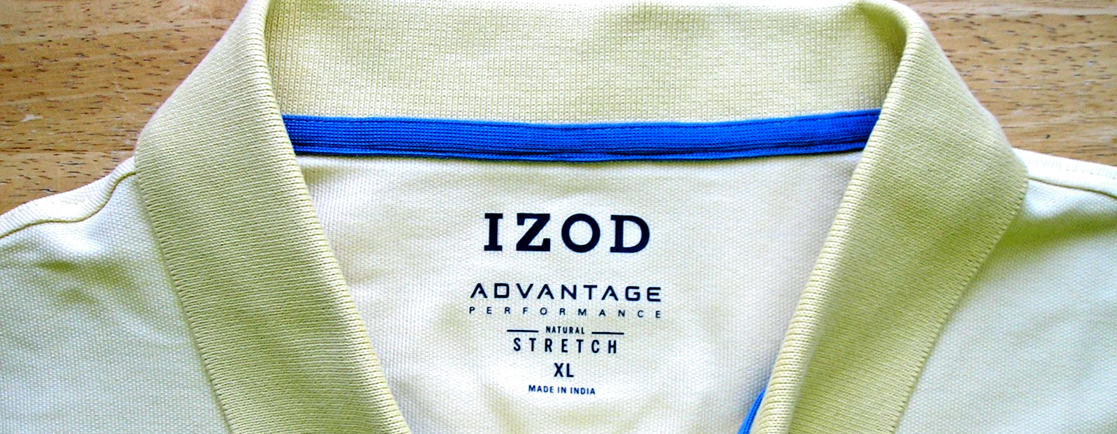 NWT~IZOD ADVANTAGE PERFORMANCE NATURAL STRETCH YELLOW (XL) BAY POINT, FL. POLO!