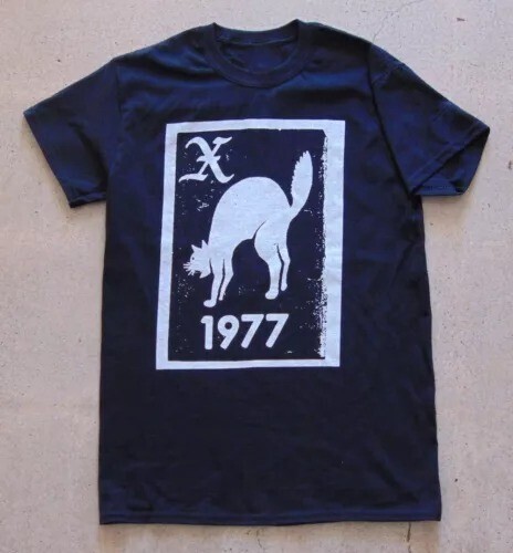 X Band 1977 Collection Cat Funny Gift For Fan S to 5XL T-shirt