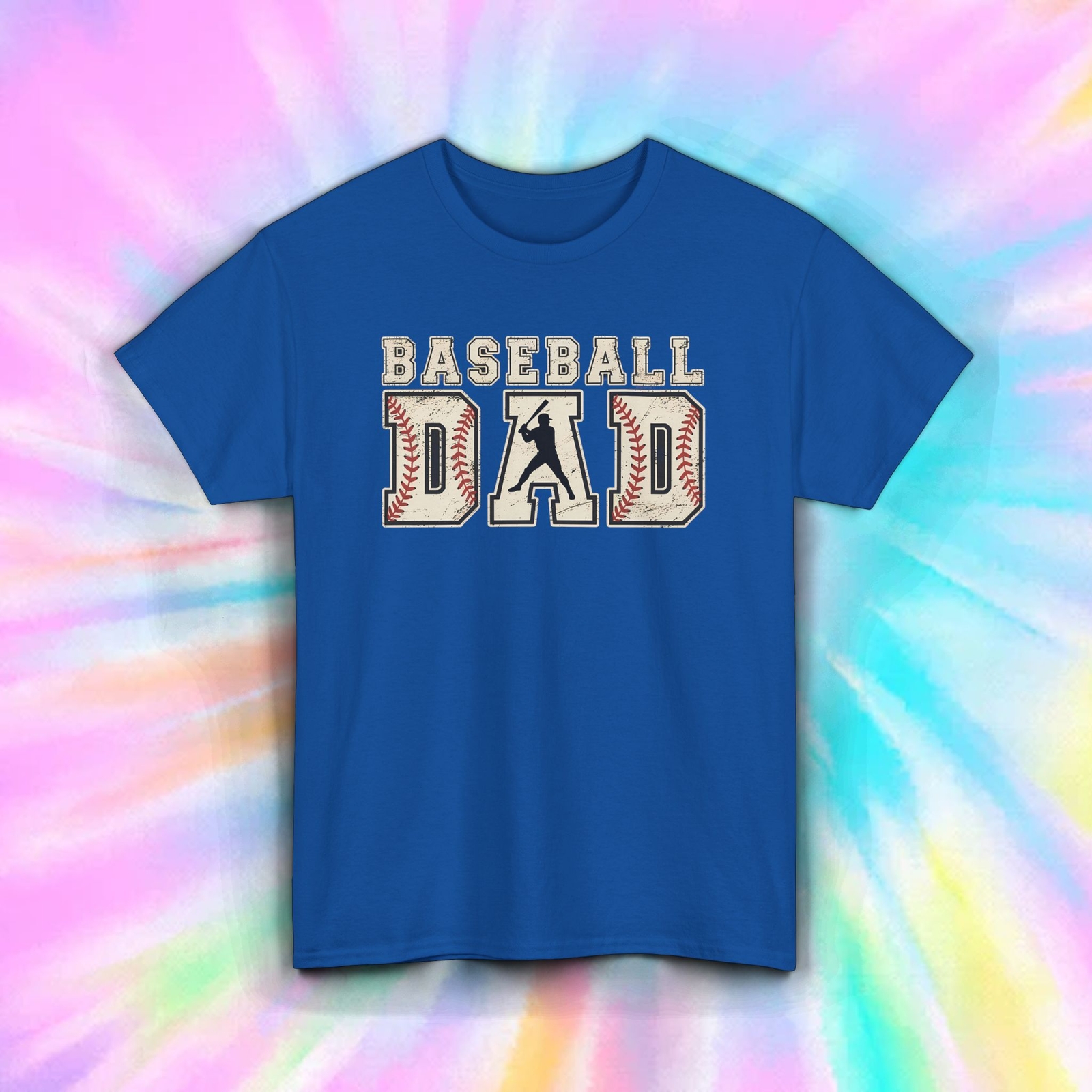 Baseball Dad Shirt Gift Game Day Dugout Sports Fan Father Graphic Tee S-5XL