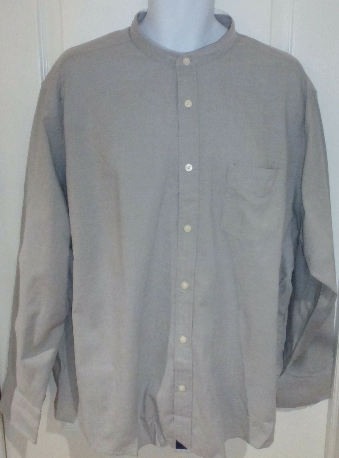 UNTUCKit Mens LS Collarless Dress Casual Shirt, Various Colors / Sizes, NWT