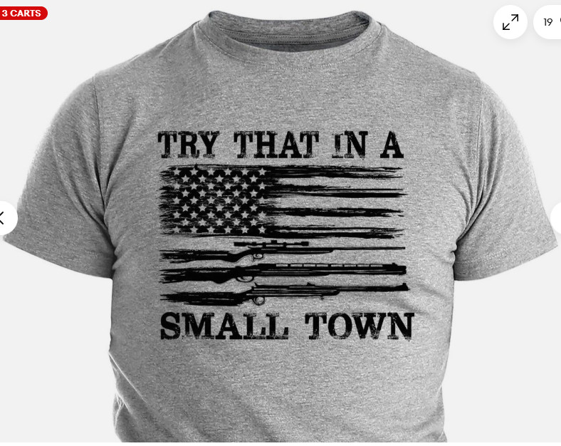 Try That In A Small Town Country Music Political Shirt Patriotic Shirts For Men