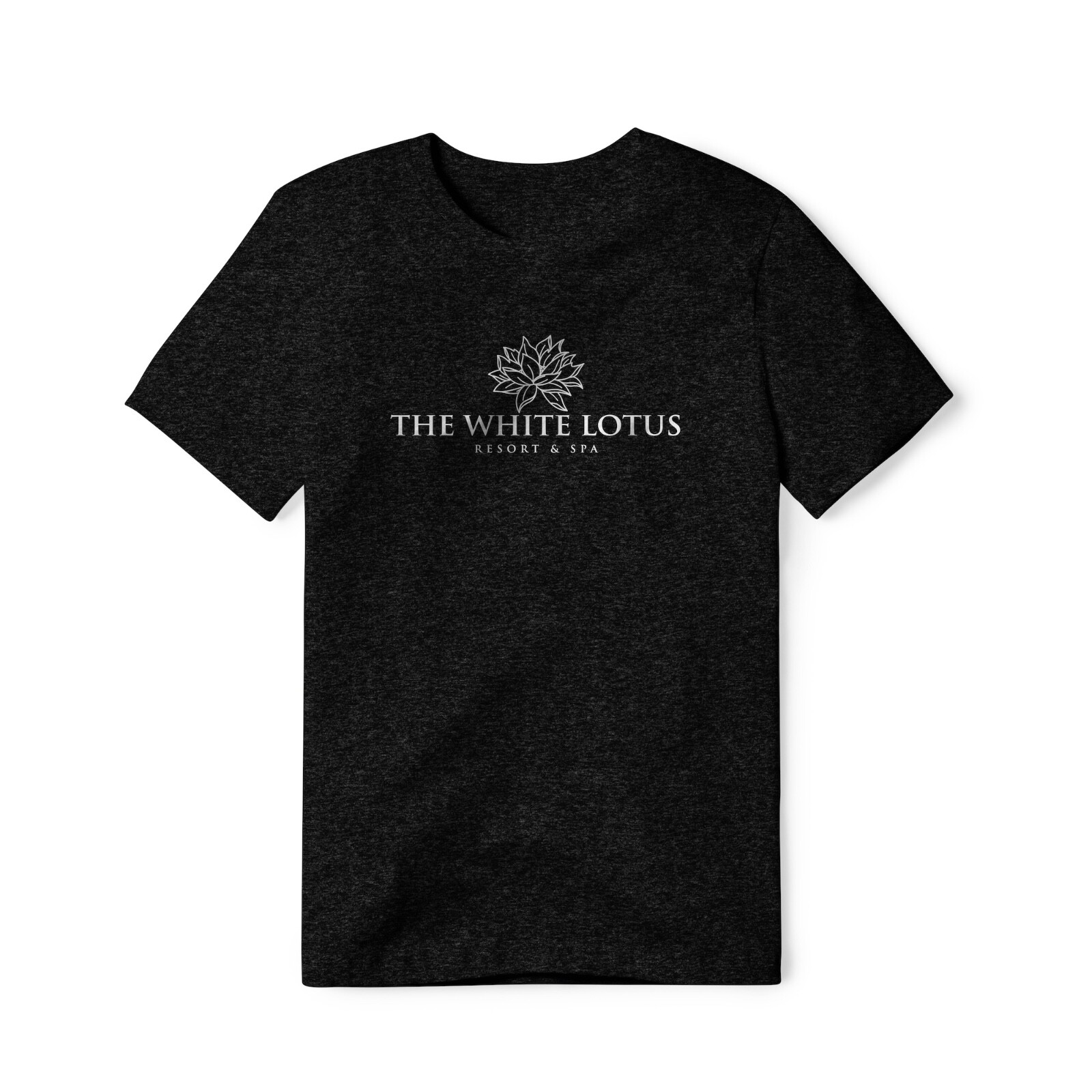 White Lotus Logo (White) : White Lotus Show, Cotton/Poly Blend Tee
