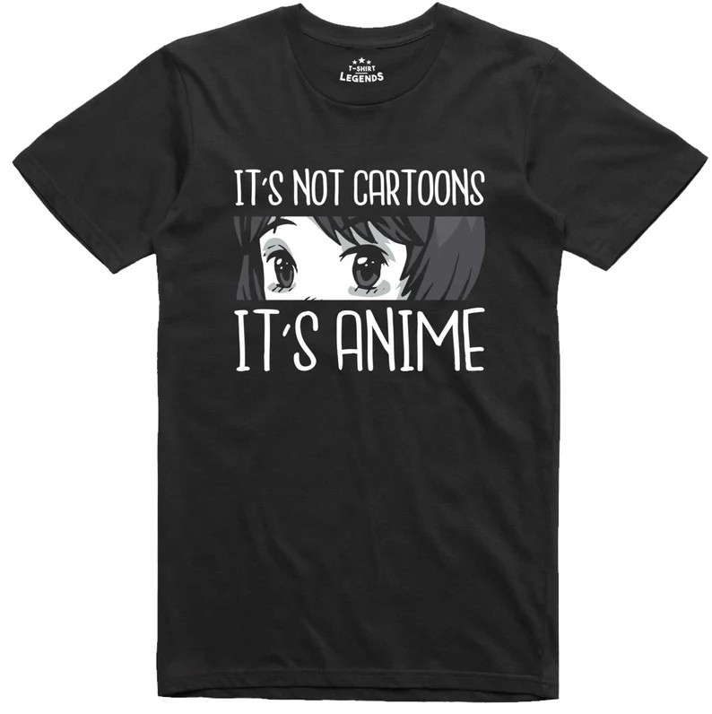 Mens Anime T Shirt Manga Japan Geek Regular Fit Tee