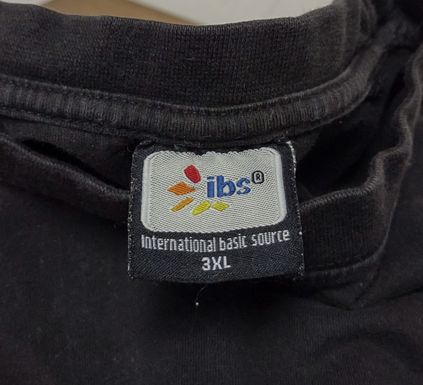 IBS International Basic Source Black T-Shirt Men’s Size 3XL