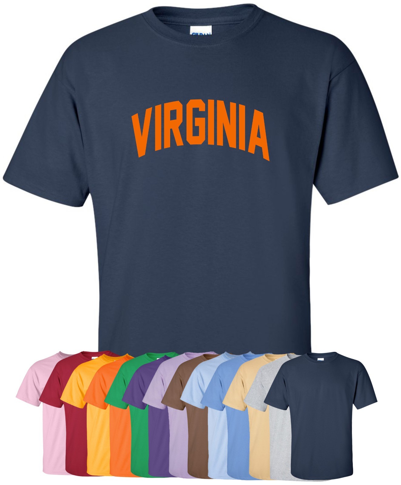 New “Virginia” T-Shirt in S-4XL, 30+ Colors! commonwealth old dominion home life
