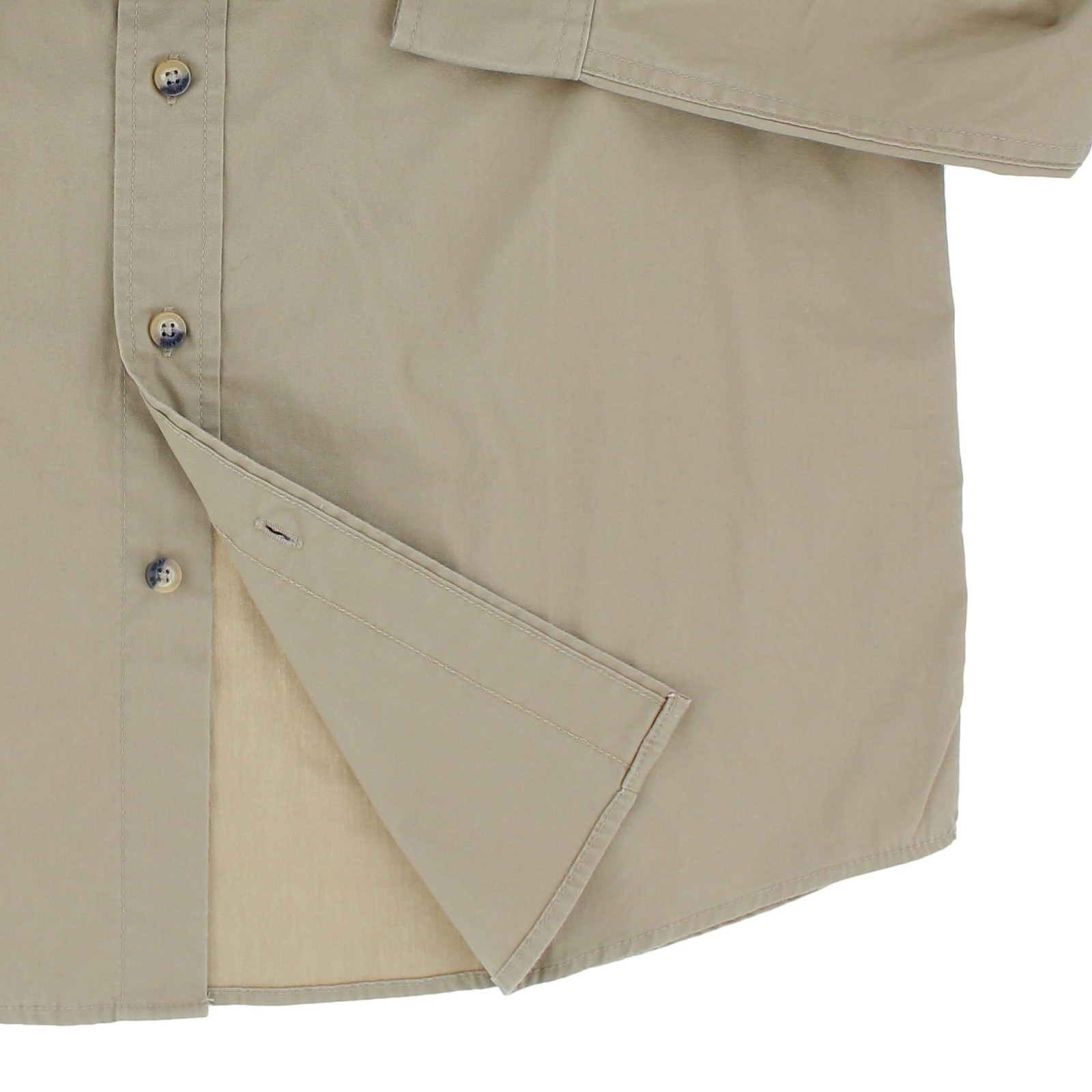 Wrangler Authentics Collared Shirt, Men’s 2 Pocket Long Sleeve Button Up Shirt