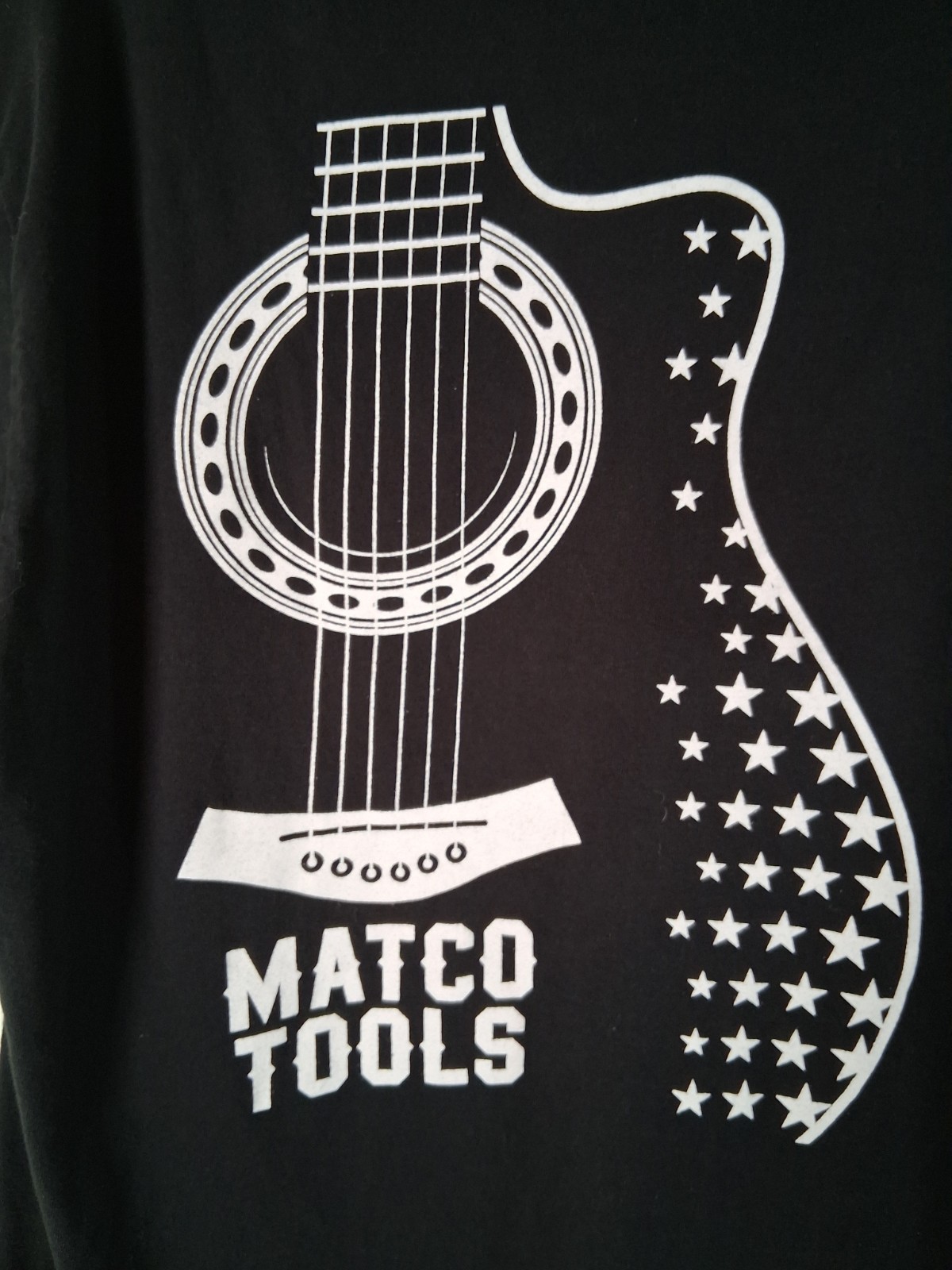 Matco Tools Amplify Guitar Double Sided Tee Size XL Graphic Print Nashville Auto