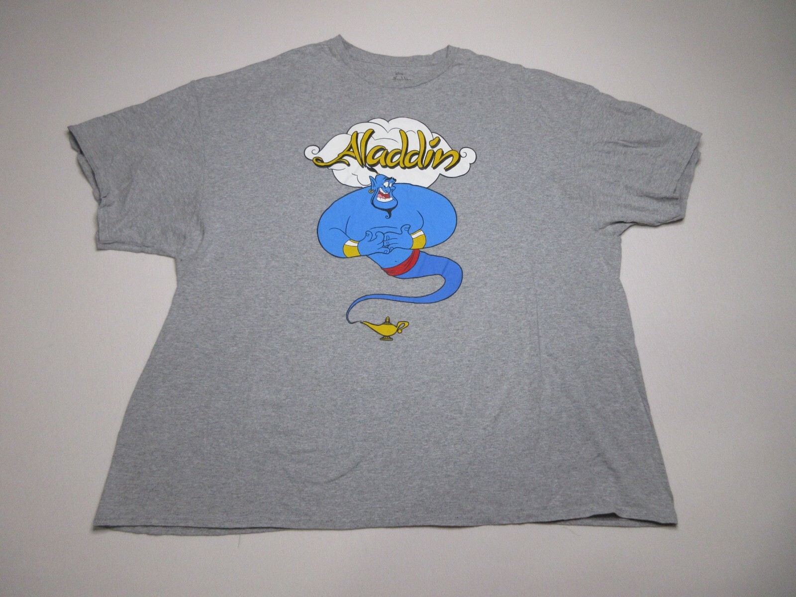 Disney Aladdin Graphic Crew Neck Mens T-Shirt Short Sleeve Size 3XL Short Sleeve