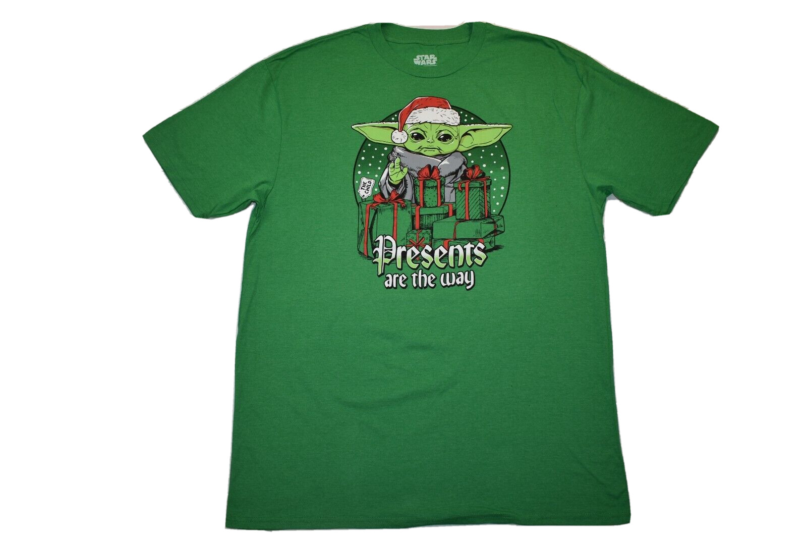 Star Wars Mens Big & Tall Grogu Presents Are On The Way Shirt New LT, 2XLT, 3XLT
