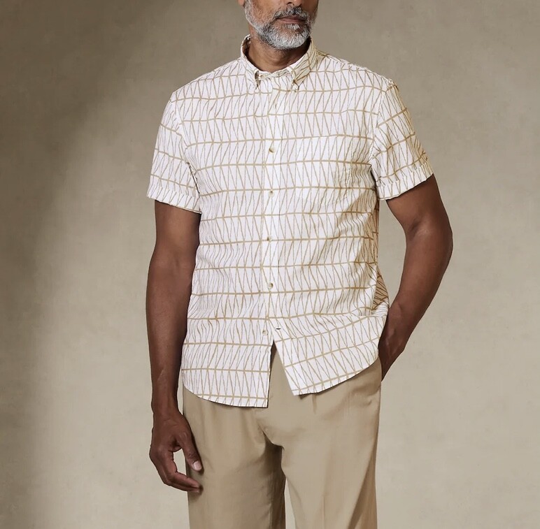 NWT BANANA REPUBLIC MEN SLIM COTTON SHIRTS | YOUR CHOICE | Sizes M, L, XL