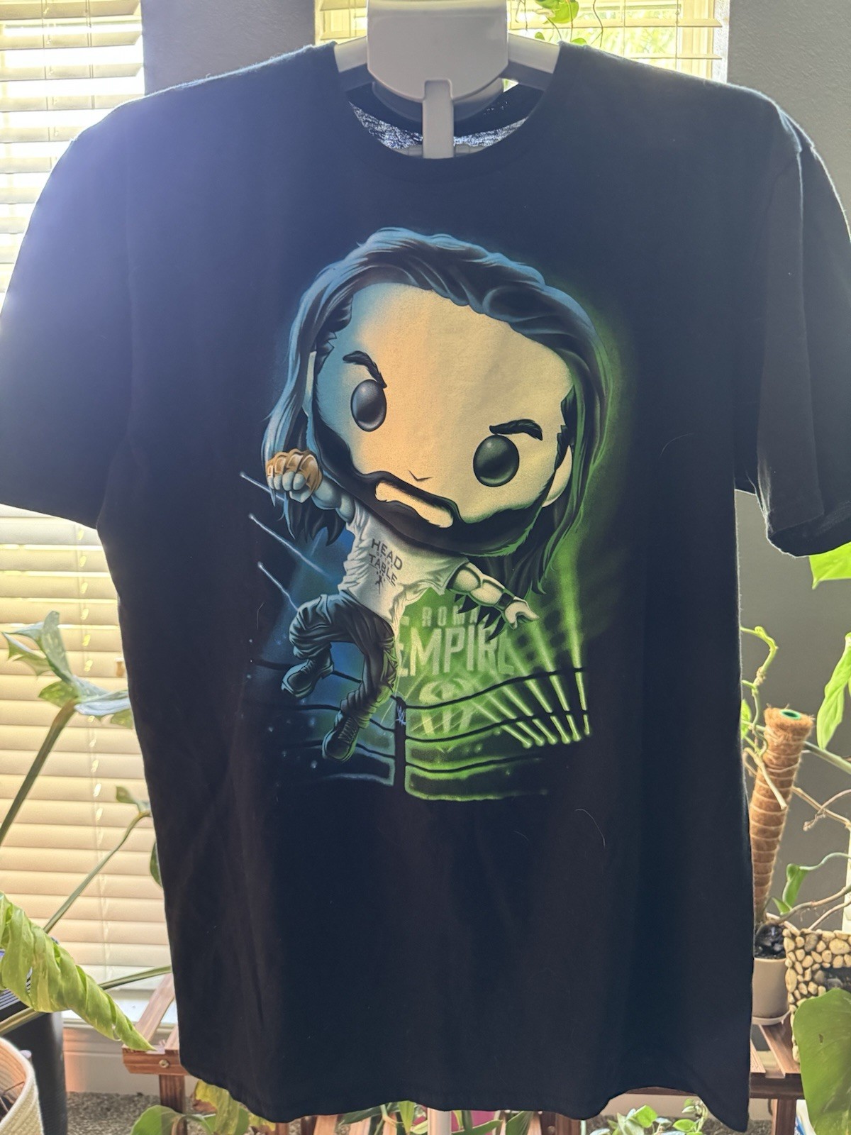 Pop! Tees WWE Roman Reigns Tshirt Size XL – Black 2021