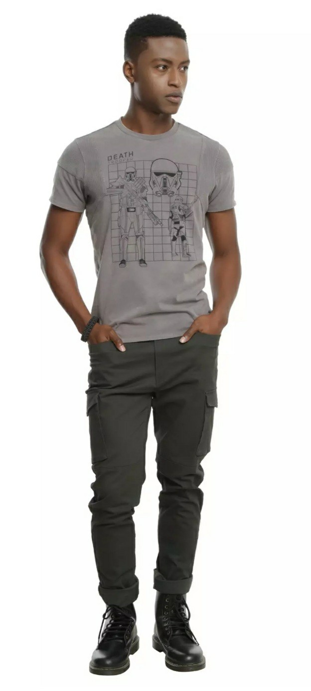 Star Wars Rogue One Death Trooper Blueprint T-Shirt Style Pullover Top 2XL NWT’s