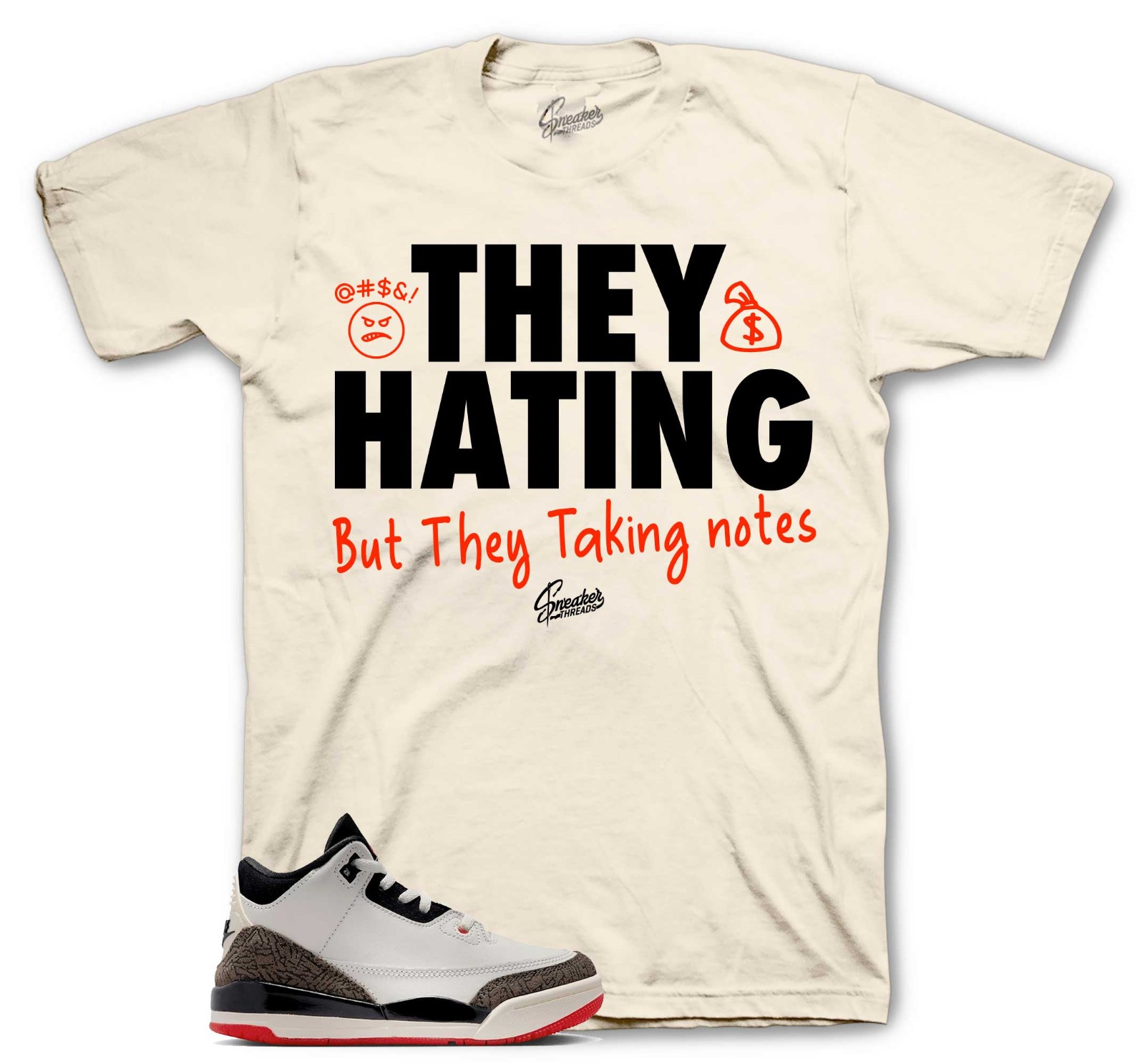 Shirt To Match Jordan 3 World’s Best Dad 3s Shoes – They Hating Sneaker Tee
