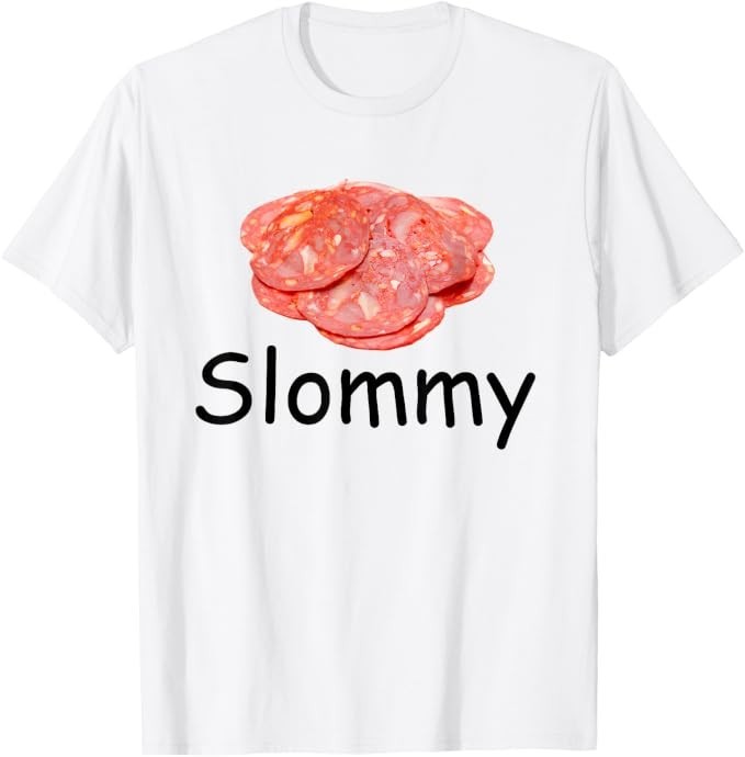 Slommy Salami Meme Gen Z Misspelled Weird Joke Unisex T-Shirt
