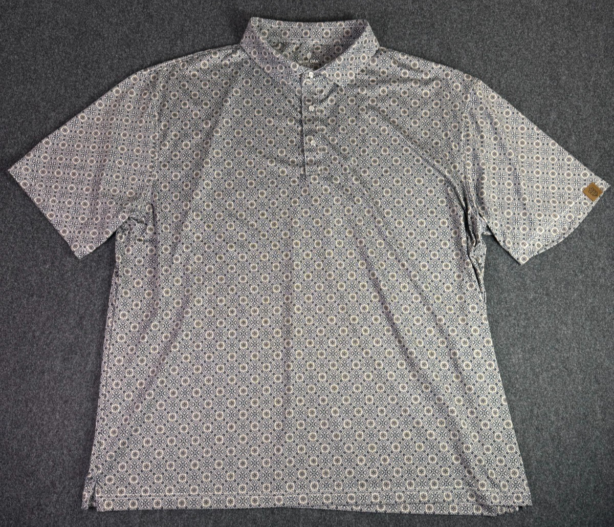 Iron Oak Apparel TX The “Lawless” Cowboy Western Polo Golf Shirt Pearl Snap 3XL