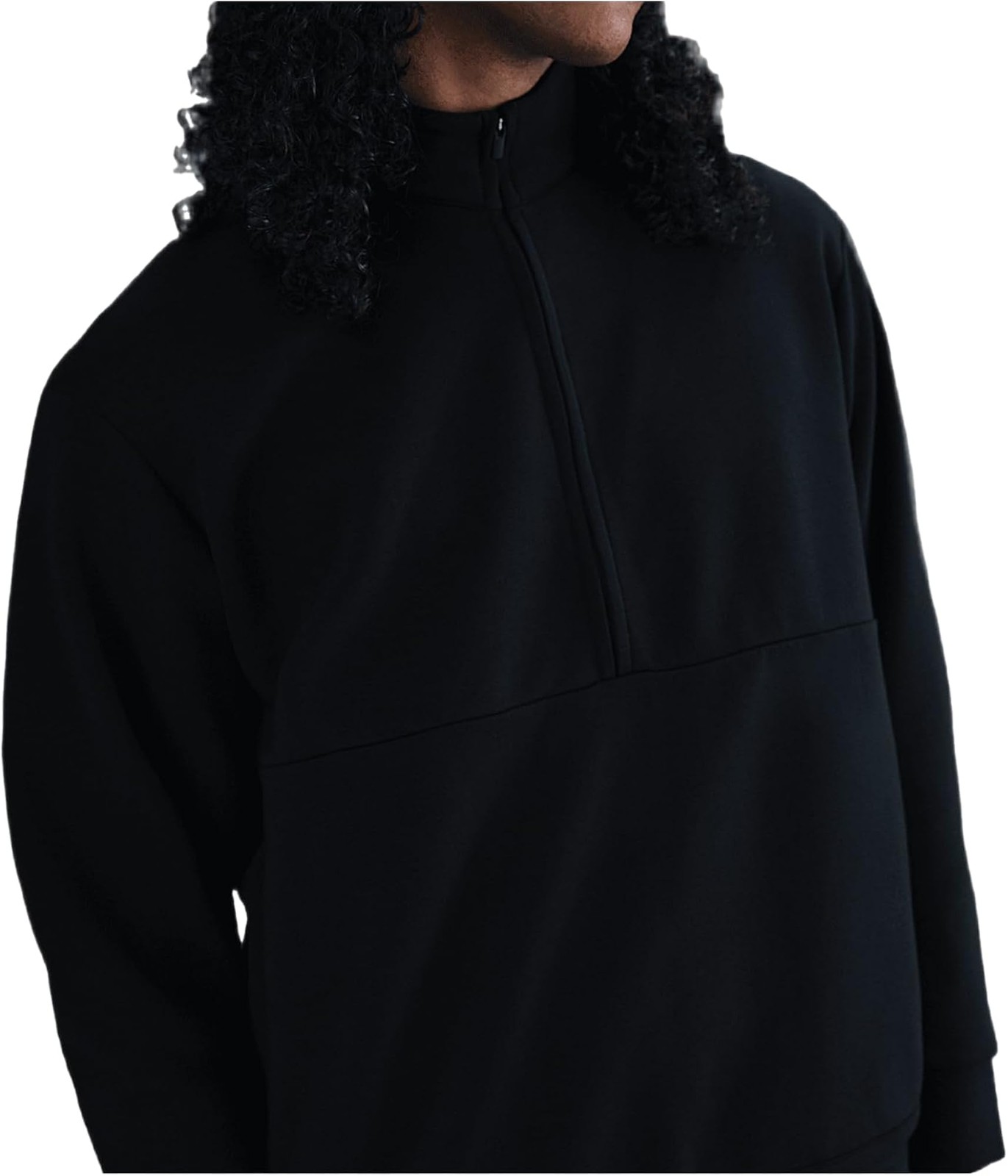 Nike 24.7 ImpossiblySoft Men’s Dri-FIT 1/2-Zip Top (HQ6953-010, Black/Dark Smoke