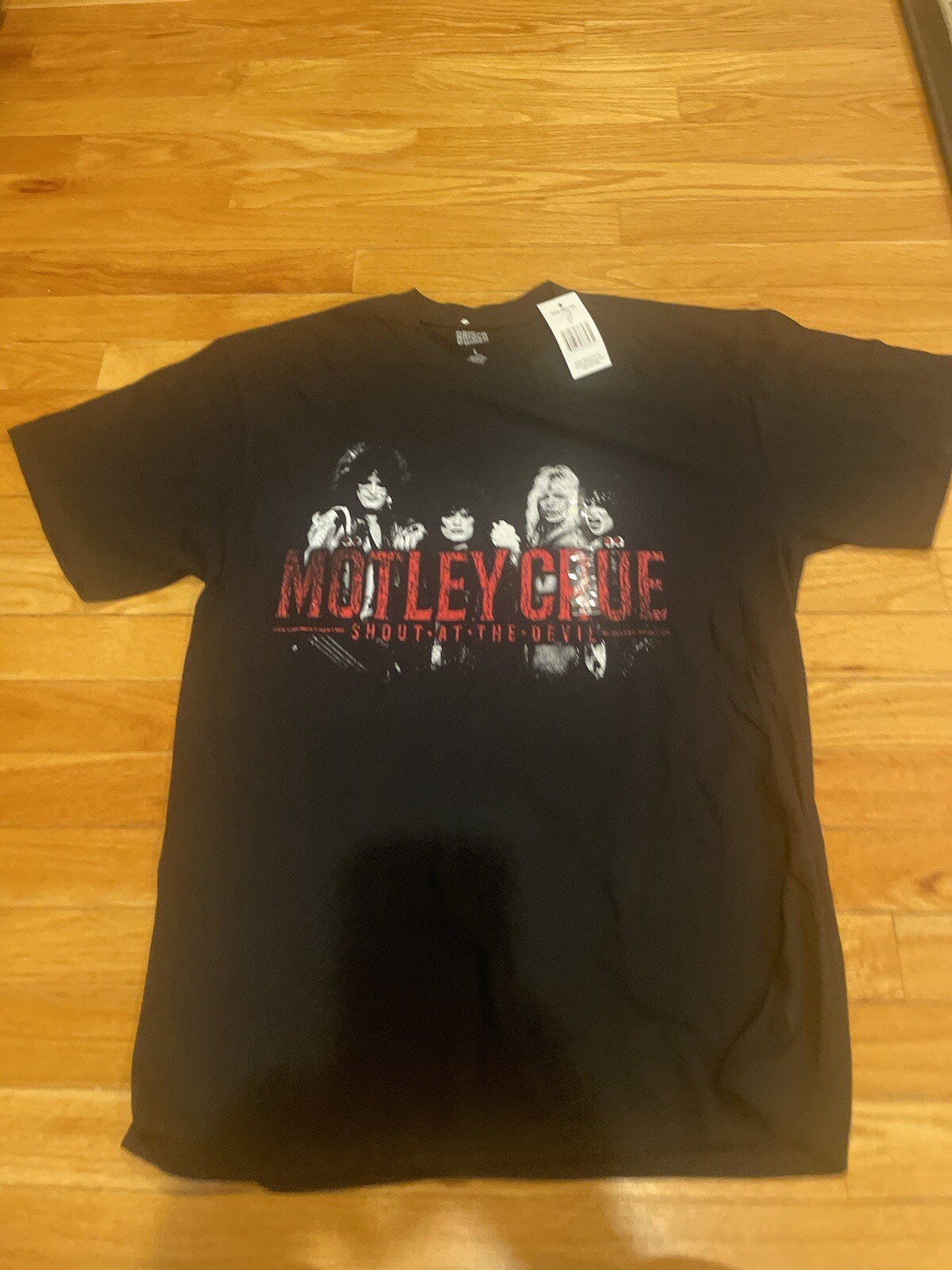 Motley Crue Shout .at .the Devil T Shirt Size Large Brisco Apparel