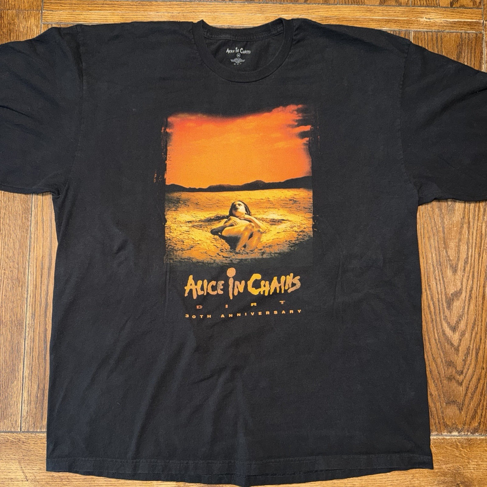 Alice In Chains Dirt 30th Anniversary Band Long Sleeve T Shirt Mens 3XL Black