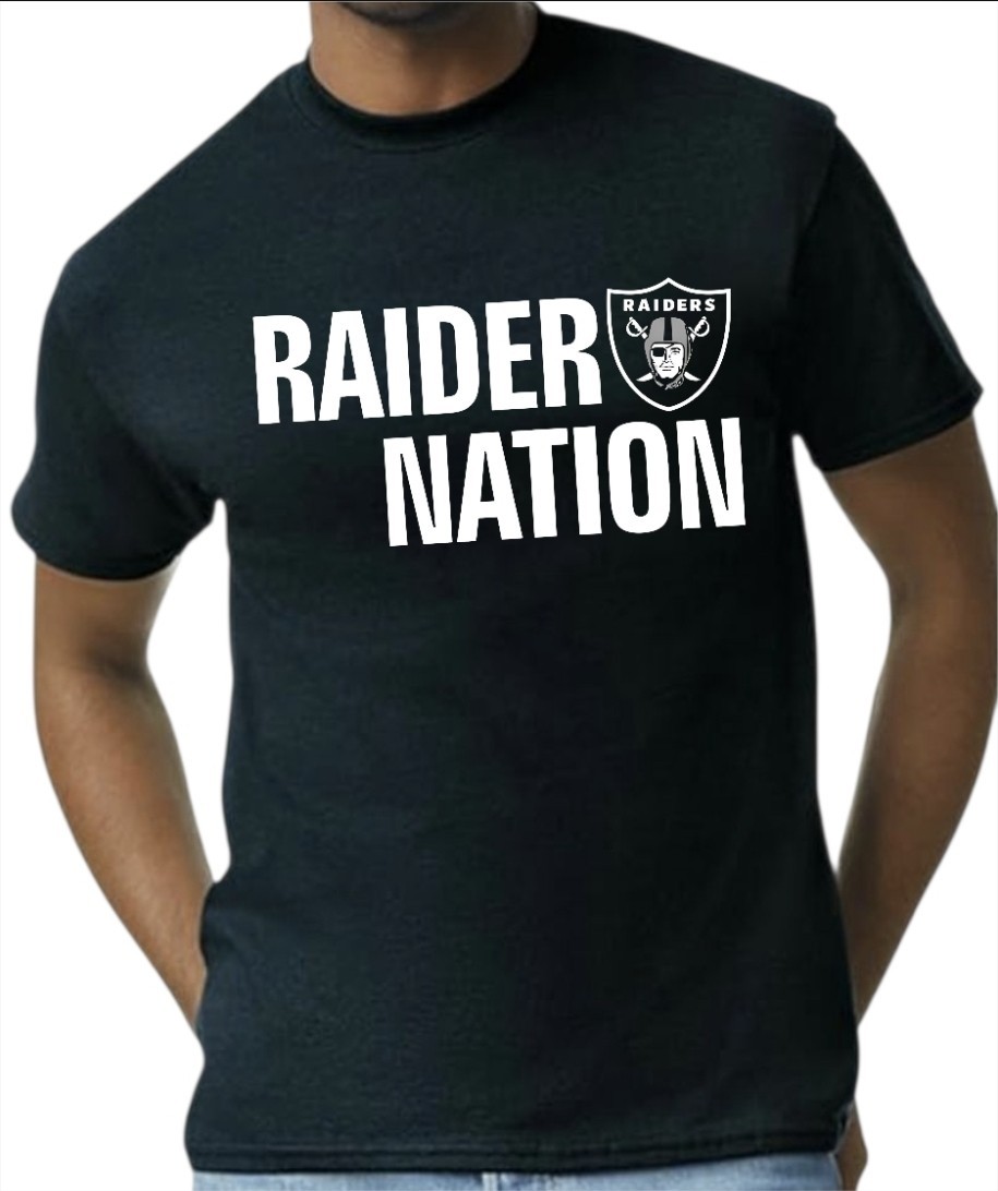 Raider Nation Men’s T-Shirt Style Small to 5X-Large