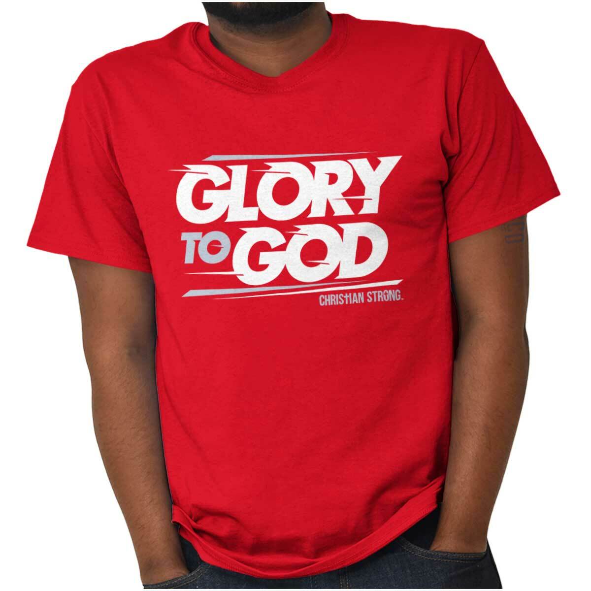 Christian Strong Faith Believe God is Good Womens or Mens Crewneck T Shirt Tee