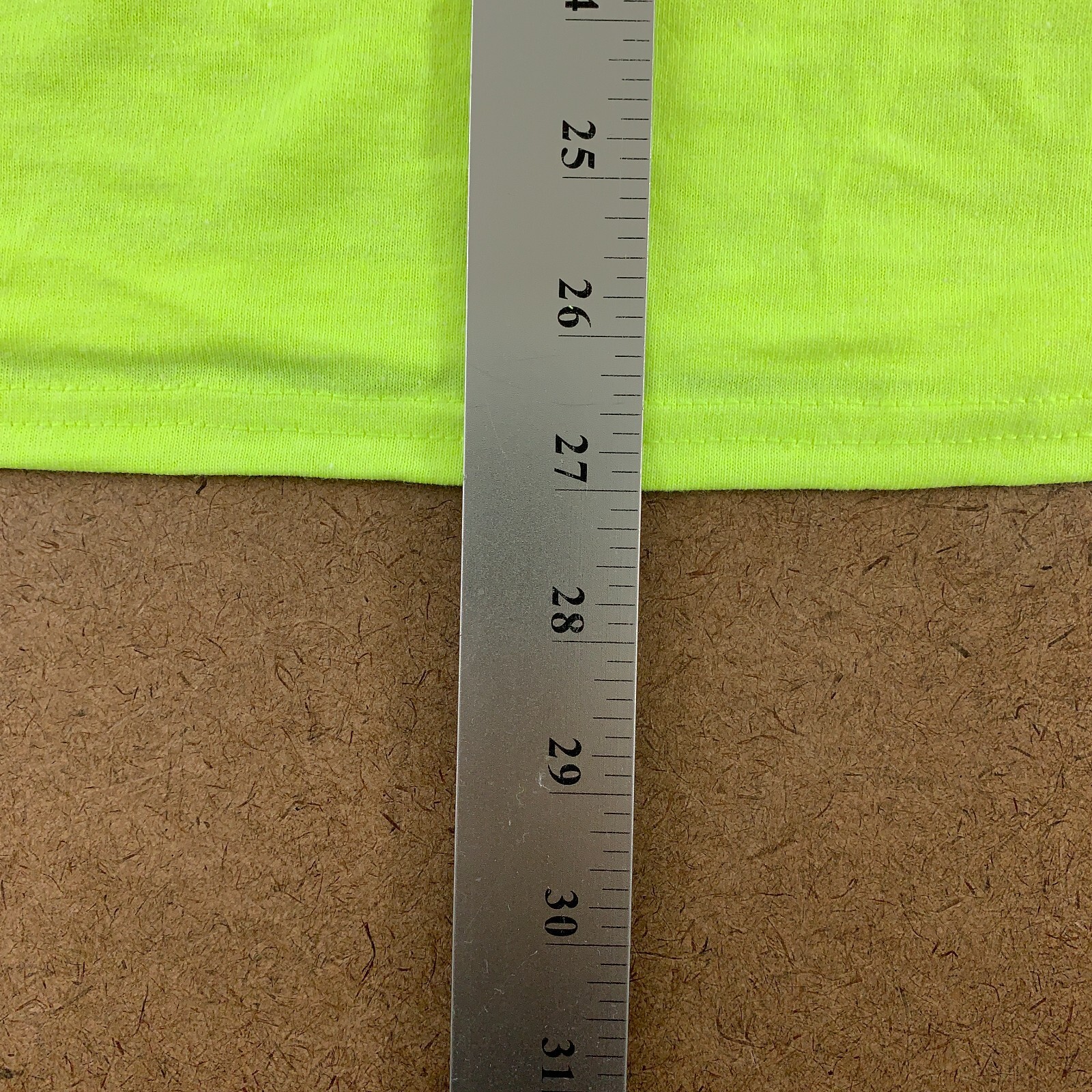 Lot of 3 Port & Company Men’s Small High Viz Yellow Short Sleeve Pocket T-Shirts