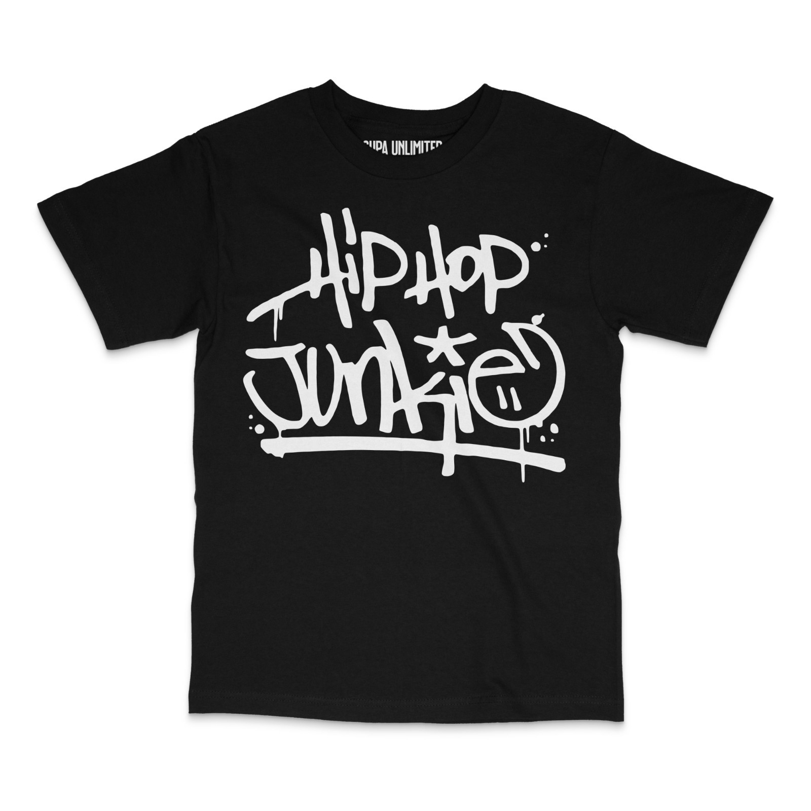 Hip Hop Junkie T-Shirt Urban Street Graffiti Tag Tee
